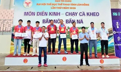 Vận động viên giành 8 huy chương vàng tại Đại hội Thể dục thể thao tỉnh Lâm Đồng