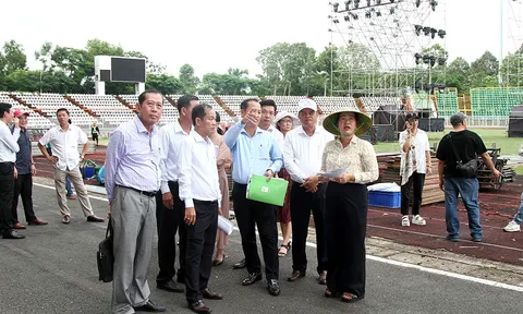 Cần Thơ kiểm tra công tác chuẩn bị Lễ khai mạc Đại hội Thể dục thể thao lần thứ X