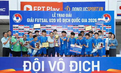 Thái Sơn Nam TP.HCM vô địch thuyết phục Giải Futsal U20 Quốc gia 2026