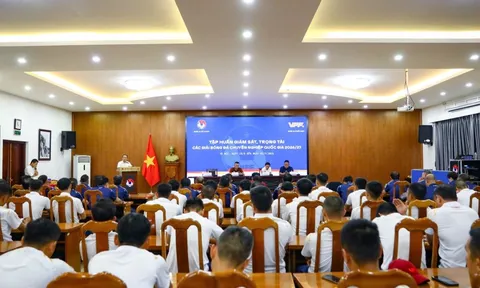Bế mạc tập huấn giám sát, trọng tài đợt 1 mùa giải 2026-2027: Sẵn sàng cho mùa giải mới với bước tiến công nghệ VAR