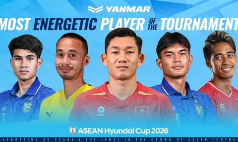 Nguyễn Hai Long lọt tốp đề cử "Cầu thủ năng lượng nhất" ASEAN Hyundai Cup™ 2026