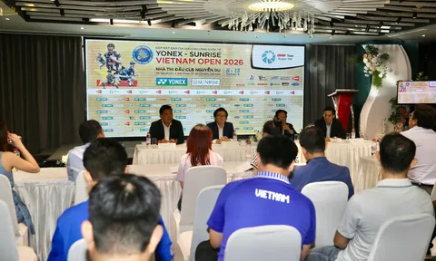 Giải Cầu lông Yonex - Sunrise Vietnam Open 2026 sẵn sàng bùng nổ tại TP.HCM