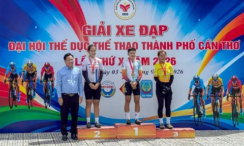 Khởi tranh môn Xe đạp Đại hội Thể dục thể thao TP. Cần Thơ lần thứ X