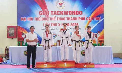 Cụm 3 xã Phong Điền dẫn đầu môn Taekwondo Đại hội Thể dục thể thao thành phố Cần Thơ lần thứ X