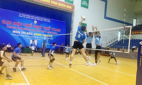 Khởi tranh môn Bóng chuyền và Bơi tại Đại hội Thể dục thể thao thành phố Đồng Nai năm 2026