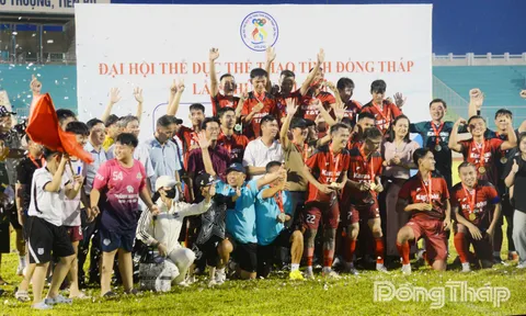 Đại hội Thể dục thể thao tỉnh Đồng Tháp lần thứ I: Cụm 3 nhất toàn đoàn, Cụm 4 vô địch bóng đá nam