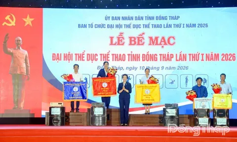 Đồng Tháp bế mạc Đại hội Thể dục thể thao lần thứ I: Tôn vinh các tập thể xuất sắc, hướng tới Đại hội Thể thao toàn quốc