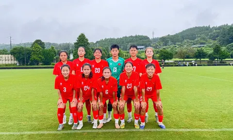 Đội tuyển U17 nữ Việt Nam ghi 6 bàn trong trận giao hữu 3 hiệp với đội bóng trẻ Nhật Bản