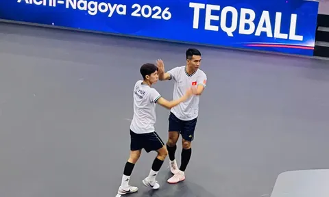 Môn Teqball ASIAD 20: Đôi nam Việt Nam giành quyền vào trận tranh huy chương đồng