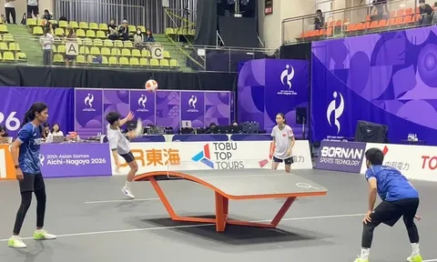 Địa chấn Teqball tại ASIAD 20: Minh Tân - Gia Nghi hạ loạt đối thủ sừng sỏ để giành vé vào Bán kết