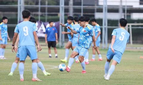 U23 Việt Nam trở lại sân tập, chuẩn bị quyết đấu với U23 Uzbekistan
