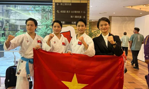 Karate mang huy chương vàng đầu tiên về cho Đoàn Thể thao Việt Nam tại ASIAD 20
