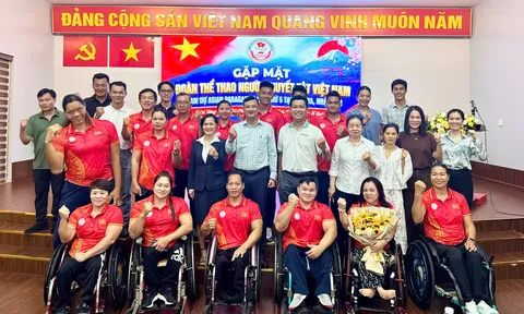 Đoàn Thể thao người khuyết tật Việt Nam sẵn sàng chinh phục ASIAN Para Games lần thứ 5