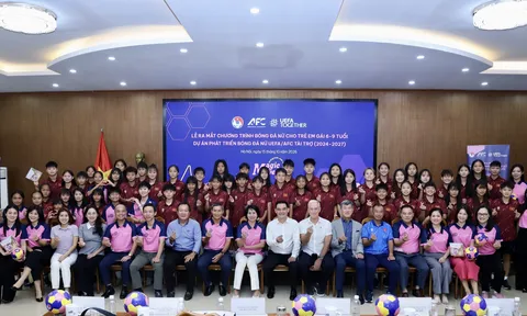 Bắt tay UEFA và AFC, VFF triển khai Dự án Bóng đá học đường cho bé gái từ 6-9 tuổi