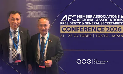 Bóng đá Việt Nam khẳng định vị thế tại Hội nghị Chủ tịch và Tổng Thư ký AFC
