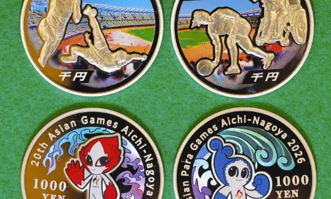 Nhật Bản phát hành đồng xu bạc kỷ niệm Đại hội Thể thao châu Á Aichi-Nagoya 2026