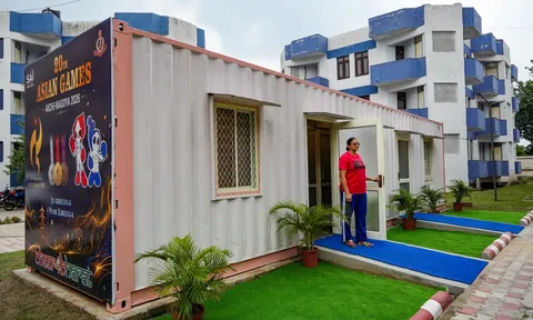 Vì sao các vận động viên Ấn Độ phải tập ngủ trong container trước kỳ ASIAD 20?