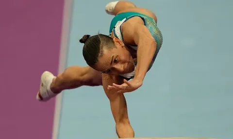Huyền thoại 51 tuổi Oksana Chusovitina nhắm tới kỳ Olympic thứ 9 sau màn trình diễn tại ASIAD 2026