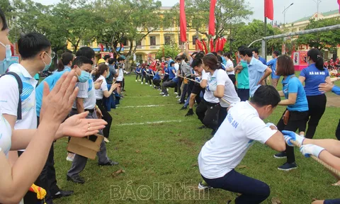 Khai mạc Đại hội Thể dục thể thao huyện Bình Lục lần thứ IX  