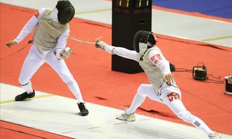 Đấu kiếm Việt Nam nỗ lực vượt khó để tìm 'vàng' tại SEA Games 31