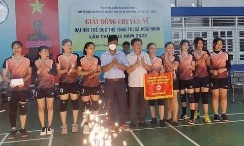 Giải Bóng chuyền nữ Đại hội Thể dục thể thao Thị xã Hoài Nhơn năm 2022