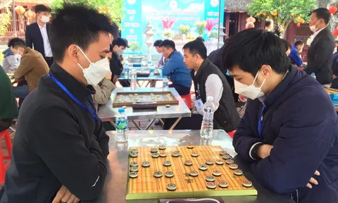 60 kỳ thủ tranh tài giải cờ Tướng Hội Nhà báo tỉnh Hải Dương