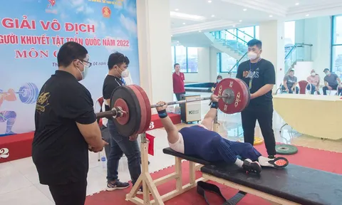 Kết thúc giải vô địch các môn Bóng bàn, Cầu lông, Cử tạ, cờ Vua người khuyết tật toàn quốc năm 2022 