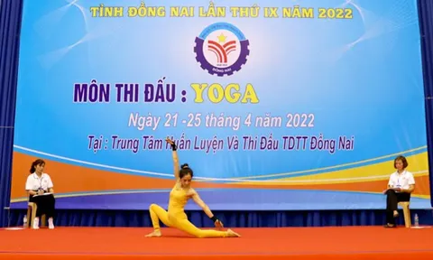 Giải vô địch Yoga, Bi sắt Đại hội Thể dục thể thao tỉnh Đồng Nai lần thứ IX năm 2022