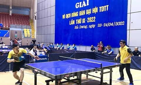 Giải vô địch Bóng bàn Đại hội Thể dục thể thao tỉnh Hải Dương