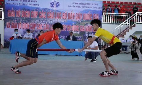 108 giải thưởng được trao cho môn thi Đẩy gậy quốc gia