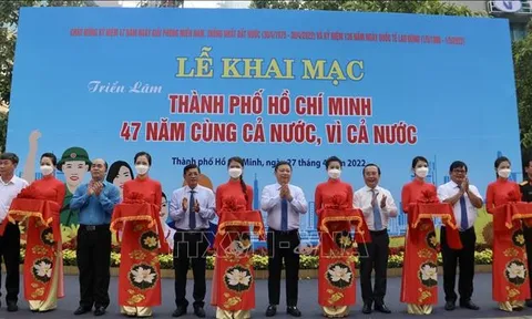Khai mạc triển lãm 'Thành phố Hồ Chí Minh - 47 năm cùng cả nước, vì cả nước'