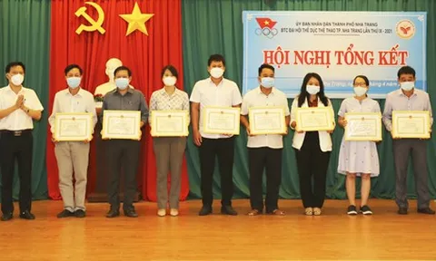 Thành phố Nha Trang tổng kết Đại hội Thể dục thể thao lần thứ IX