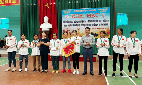 Huyện Đại Từ hoàn thành các môn thi đấu tại Đại hội Thể dục thể thao