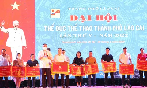 Bế mạc Đại hội Thể dục thể thao thành phố Lào Cai