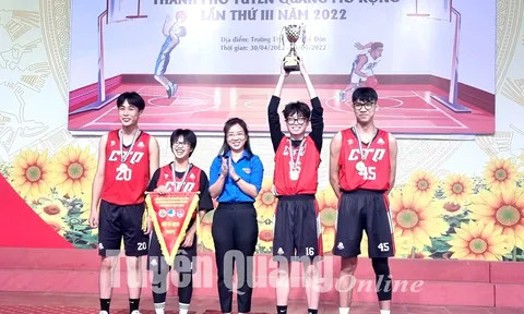 Giải Bóng rổ học sinh thành phố Tuyên Quang mở rộng lần thứ III