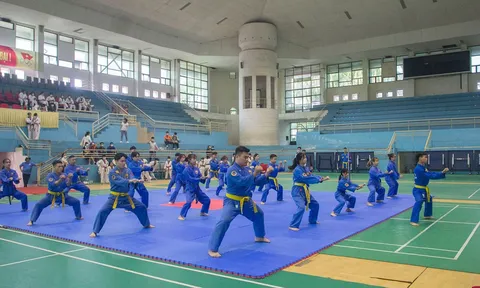 Thi đấu các giải võ thuật Đại hội Thể dục thể thao thành phố Thái Nguyên