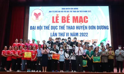 Bế mạc Đại hội Thể dục thể thao huyện Đơn Dương lần thứ VI