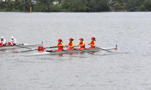 Việt Nam về nhất 5 trong 8 vòng loại nhóm B môn Rowing 