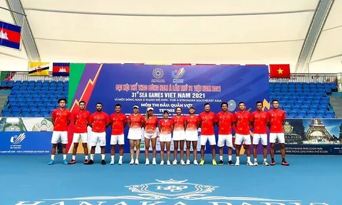 Đội tuyển quần vợt Việt Nam sẵn sàng chinh phục huy chương tại SEA Games 31