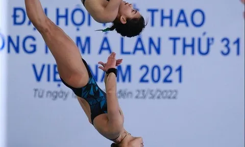 Đội tuyển nhảy cầu Việt Nam kết thúc SEA Games 31 với vị trí thứ hai toàn đoàn