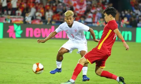 Thắng kịch tích U23 Myanmar, U23 Việt Nam đặt một chân vào bán kết