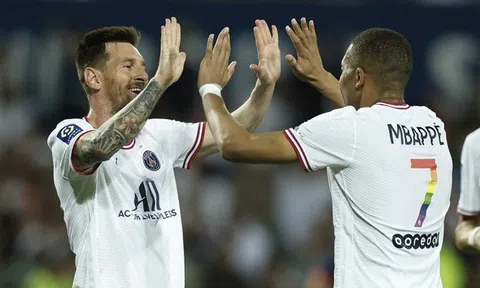 Kylian Mbappe và Lionel Messi tỏa sáng trong chiến thắng đậm của PSG