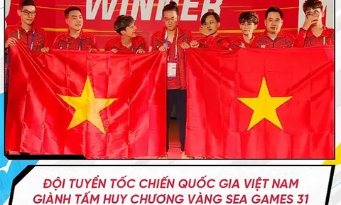Đội tuyển Tốc chiến giành huy chương vàng đầu tiên cho eSports Việt Nam tại SEA Games 31