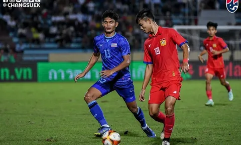 Thắng tối thiểu U23 Lào, U23 Thái Lan giành ngôi nhất bảng B