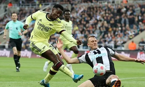 Ông Arteta thất vọng với màn trình diễn của Arsenal trong trận thua Newcastle