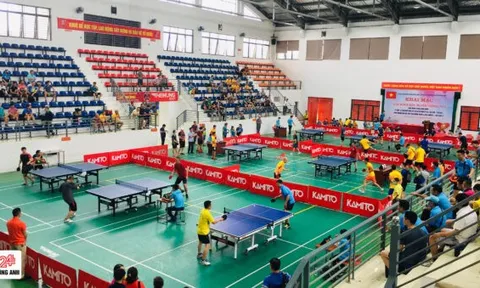 Huyện Đông Anh tổ chức giải Bóng bàn truyền thống