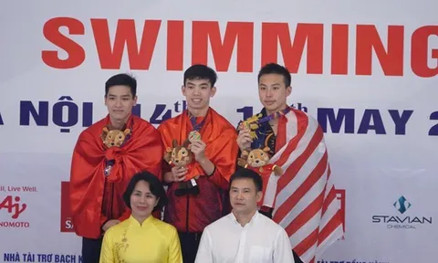Nhật ký SEA Games 31: "Kình ngư" Huy Hoàng hoàn tất "cú đúp" vàng trong ngày