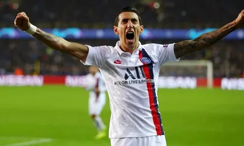 Di Maria được Chủ tịch câu lạc bộ Paris Saint-Germain tri ân đặc biệt