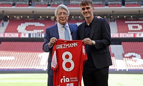 Sáng tỏ tương lai của tiền đạo Antoine Griezmann