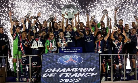 Hạ màn Ligue 1 mùa giải 2021/22: Niềm vui nhân đôi với PSG